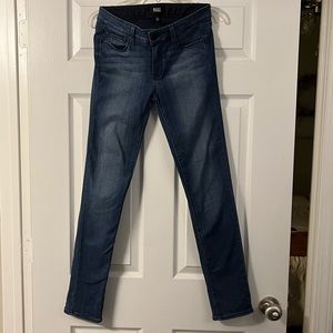 Paige Skyline Skinny Dark Wash Jeans